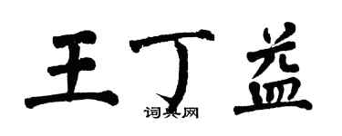 翁闿运王丁益楷书个性签名怎么写
