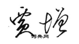 骆恒光贾增草书个性签名怎么写
