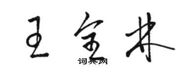 骆恒光王全林草书个性签名怎么写