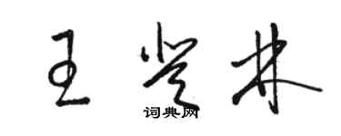 骆恒光王登林草书个性签名怎么写