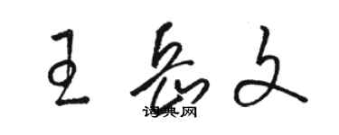 骆恒光王岳文草书个性签名怎么写