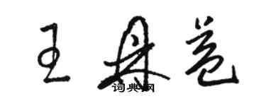 骆恒光王鼎益草书个性签名怎么写