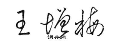 骆恒光王增梅草书个性签名怎么写