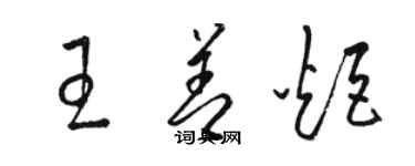骆恒光王善炬草书个性签名怎么写
