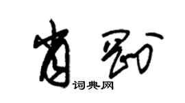 朱锡荣肖刚草书个性签名怎么写