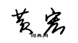 朱锡荣黄宏草书个性签名怎么写