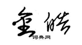 朱锡荣金皓草书个性签名怎么写