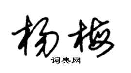 朱锡荣杨梅草书个性签名怎么写