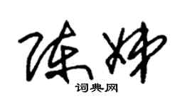 朱锡荣陈娣草书个性签名怎么写