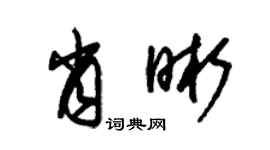 朱锡荣肖晰草书个性签名怎么写