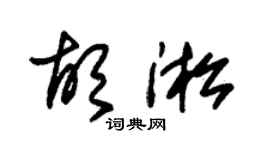 朱锡荣胡淞草书个性签名怎么写