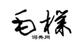 朱锡荣毛朴草书个性签名怎么写