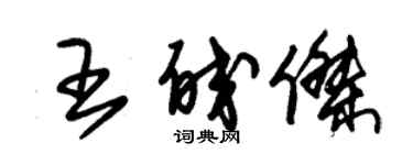 朱锡荣王皎杰草书个性签名怎么写