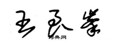朱锡荣王良峰草书个性签名怎么写