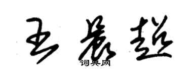 朱锡荣王晨超草书个性签名怎么写