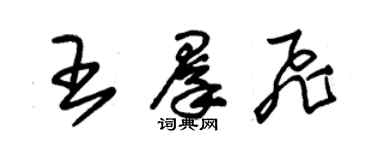 朱锡荣王群飞草书个性签名怎么写