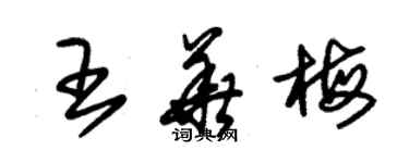 朱锡荣王华梅草书个性签名怎么写