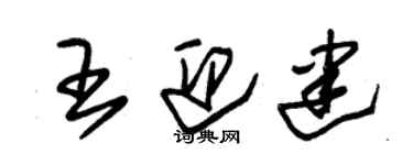 朱锡荣王迎建草书个性签名怎么写