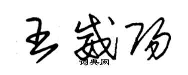朱锡荣王威阳草书个性签名怎么写