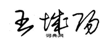 朱锡荣王城阳草书个性签名怎么写