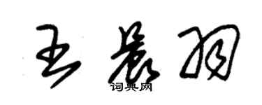 朱锡荣王晨羽草书个性签名怎么写