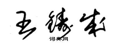 朱锡荣王铸成草书个性签名怎么写