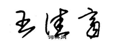 朱锡荣王佳齐草书个性签名怎么写