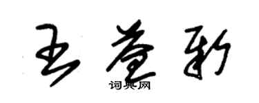 朱锡荣王益新草书个性签名怎么写