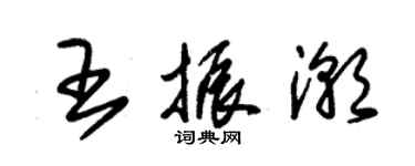 朱锡荣王振潮草书个性签名怎么写