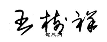 朱锡荣王树祥草书个性签名怎么写