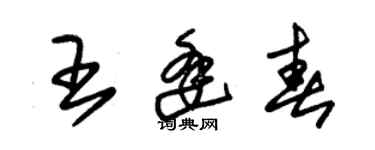 朱锡荣王逢春草书个性签名怎么写