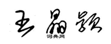 朱锡荣王晶颖草书个性签名怎么写