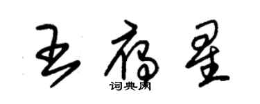 朱锡荣王雁星草书个性签名怎么写