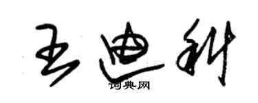 朱锡荣王迪科草书个性签名怎么写