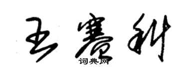 朱锡荣王赛科草书个性签名怎么写