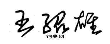 朱锡荣王绍雄草书个性签名怎么写