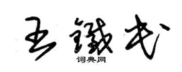 朱锡荣王铁民草书个性签名怎么写