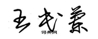 朱锡荣王民兰草书个性签名怎么写