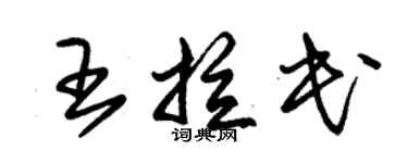 朱锡荣王拉民草书个性签名怎么写