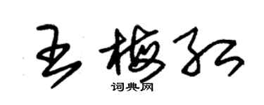 朱锡荣王梅红草书个性签名怎么写