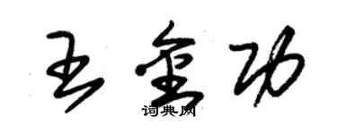 朱锡荣王金功草书个性签名怎么写