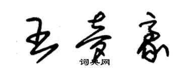 朱锡荣王梦豪草书个性签名怎么写
