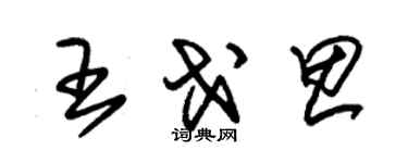 朱锡荣王戈思草书个性签名怎么写
