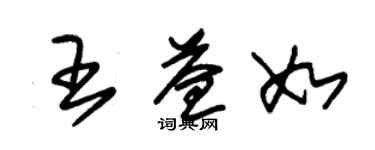 朱锡荣王益如草书个性签名怎么写