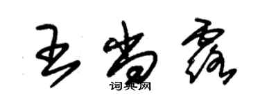 朱锡荣王尚露草书个性签名怎么写