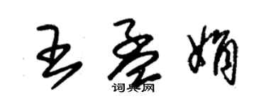 朱锡荣王孟娟草书个性签名怎么写