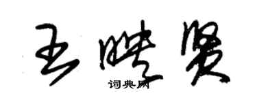 朱锡荣王映贤草书个性签名怎么写