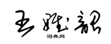 朱锡荣王雅韶草书个性签名怎么写