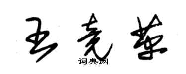 朱锡荣王竟革草书个性签名怎么写