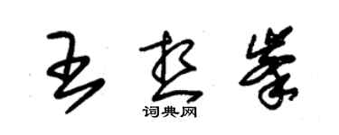 朱锡荣王想峰草书个性签名怎么写